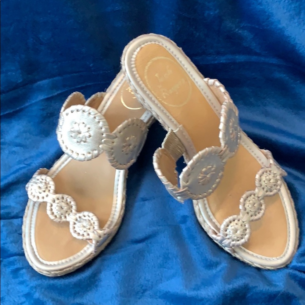 Jack Rogers Shelby Whipstitched Wedge Sandal